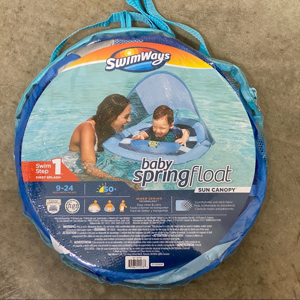 New! Swimways Baby Spring Float